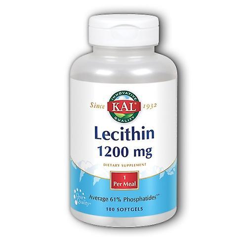 Kal Lecithin,1,200 mg,100 Softgels (Pack of 2) on Productcaster.