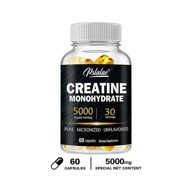 Vorallme Creatine Monohydrate Capsules Promote Muscle Growth And Recovery, Strengthen Muscles And Increase Strength, Improve Performance 60 Capsules on Productcaster.