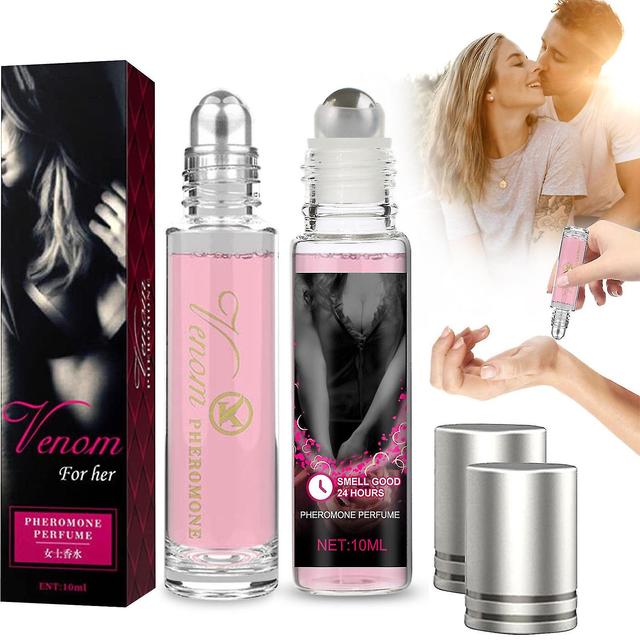 2pcs Pheromone Perfume For Men Women, Roll-on Phermone Infused Essential Oil Perfume Cologone, Sexy Pheromone Fragrance Unisex on Productcaster.