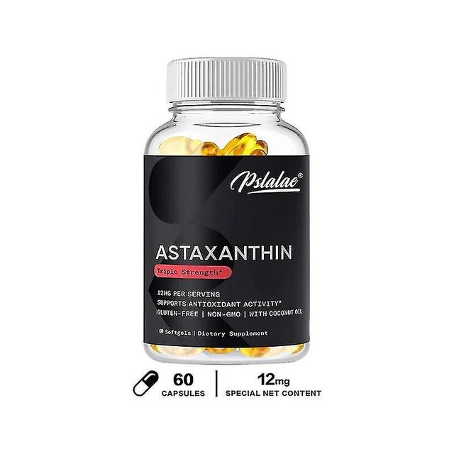 Astaxantina islandesa | Suplementos Dietéticos - 120 Cápsulas Gelatinosas Veganas | Não-OGM 60 Capsules on Productcaster.