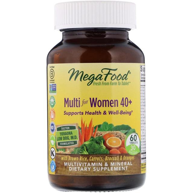 MegaFood, Multi for Women 40+, 60 Tablets on Productcaster.