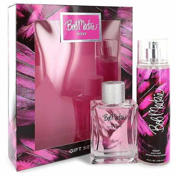 Bob Mackie Rosy Gift Set - 3.4 Oz. Eau De Toilette Spray + 8.4 Oz Body Mist -- For Women on Productcaster.