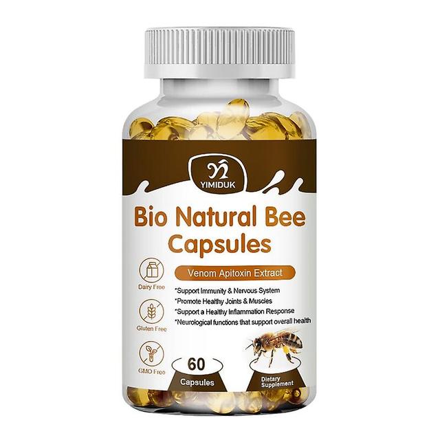 Sofirn Bio Natural Bee Capsules Support Immunity & Nervous System Promote Healthy Joints & Musdes Joint Pain Capsules Relieve Arthritis 1 Bottles 6... on Productcaster.