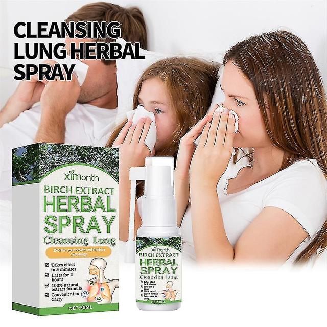 Naturlægemidler Lung Clearing Og Reparation Spray For Lung Health Essence Dråber- 3pcs on Productcaster.