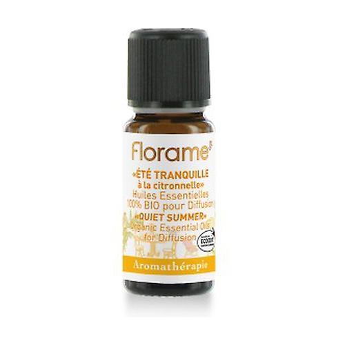 Florame Composition Summer Quiet with Lemongrass 10 ml of essential oil (Eucalyptus - Lemon - Mint - Lavender) on Productcaster.