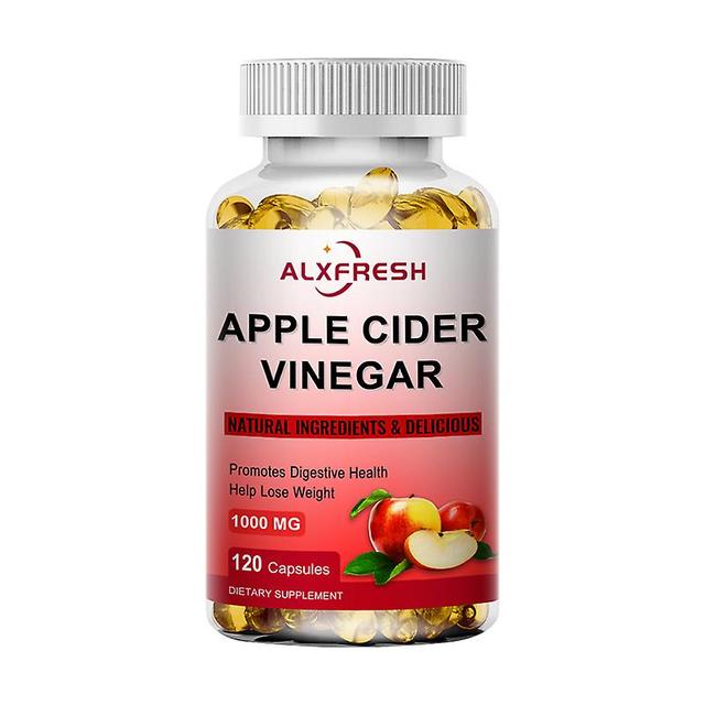 Tib Alxfresh 3x Apple Cider Vinegar Slimming Capsules Natural Digestion For Metabolism Weight & Detox Fat Burner Support Body Sculpt 120PCS on Productcaster.