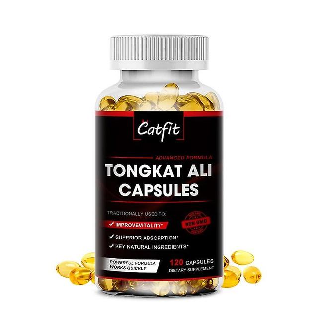 Catfit Naturliga Tongkat Ali Root Kapslar Tongkatali Anti-trötthet Tonifierande Njure Yang Relief Gikt För Manlig Potencyhuamade Huamade 120pcs on Productcaster.