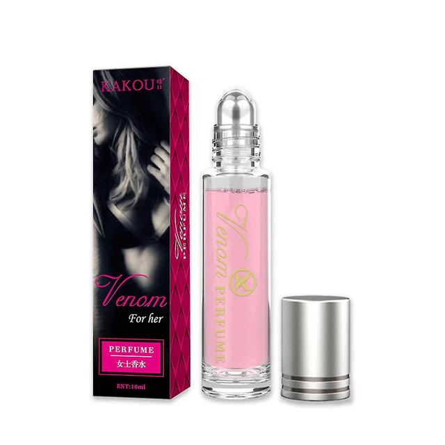 Pheromon-Parfüm für Männer, Frauen, Roll-on-Pheromon-infundiertes ätherisches Ölparfüm Kölnisch, Sexy Roll-Pheromon-Duft Unisex-yvan Rosa 3pcs on Productcaster.