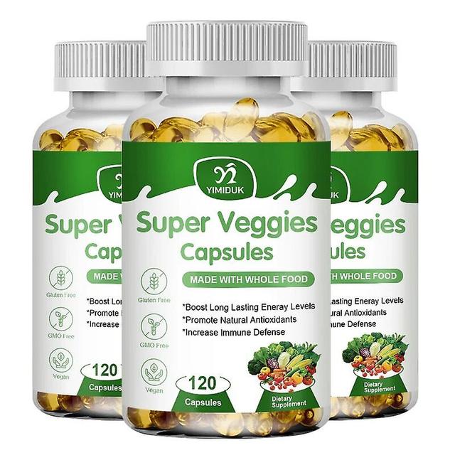 Eccpp Natural Fruit And Vegetable Supplements Capsules Filled With Vitamins And Minerals Promote Antioxidants Increase Lmmune Defense Vegetable 3 B... on Productcaster.