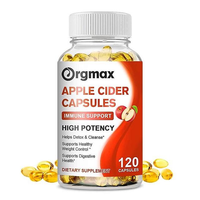 Visgaler Apple Cider Vinegar Capsules With Mother| Fat Burner For Men And Women | Immune And Weight Management Support - Non-gmo, Vegan 120pcs on Productcaster.