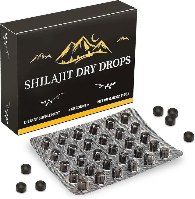 Shilajit-Tabletten, 100% Shilajit-reine Tabletten 60 Stück, Shilajit Himalaya, reich an Fulvinsäure und 85+ Spurenelementen, Ergänzung für Energie ... on Productcaster.