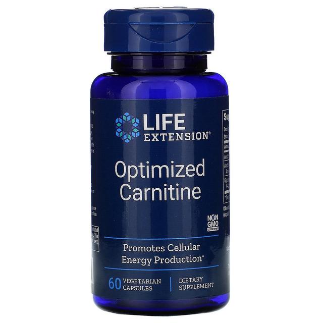 Life Extension, Optimized Carnitine, 60 Vegetarian Capsules on Productcaster.