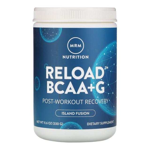 MRM, RELOAD BCAA + G, Efter träningen Återhämtning, Island Fusion, 11,6 oz (330 g) on Productcaster.