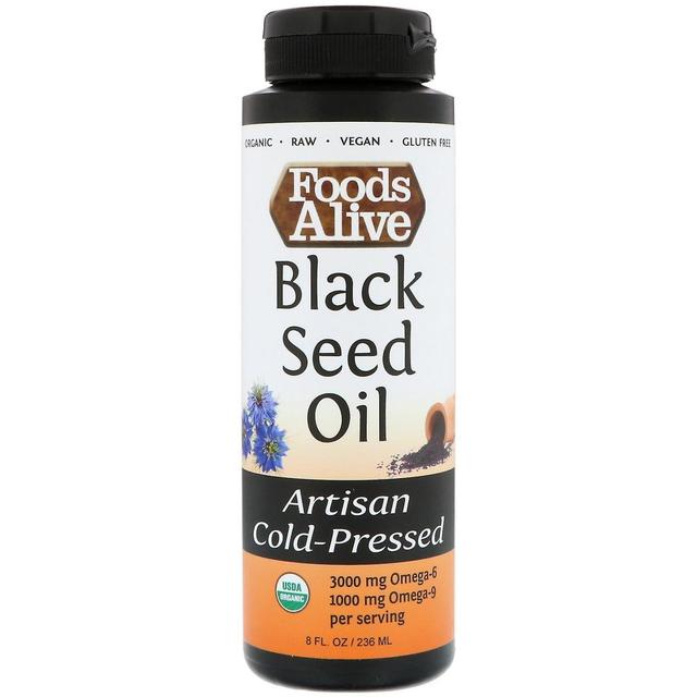 Foods Alive, Artisan Cold-Pressed, Black Seed Oil, 8 fl oz (236 ml) on Productcaster.