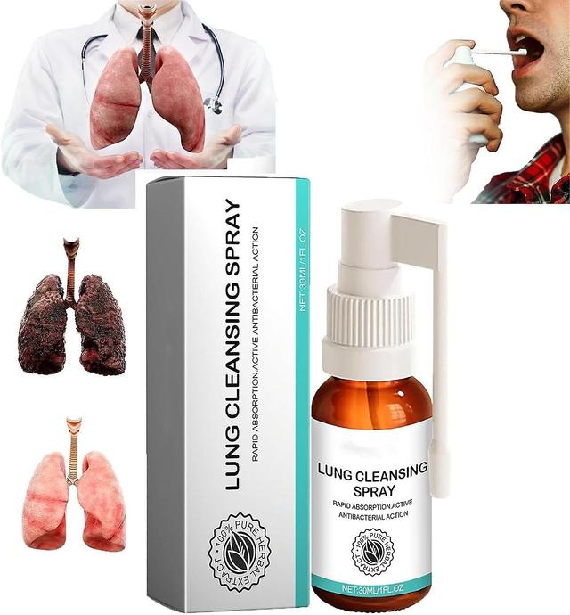 Antbaba Lung Cleansing Spray Herbal Lung Cleanse Mist,Herbal Lung Cleanse Mist, Powerful Lung Support & Cleanse & Respiratory 1 Pcs on Productcaster.