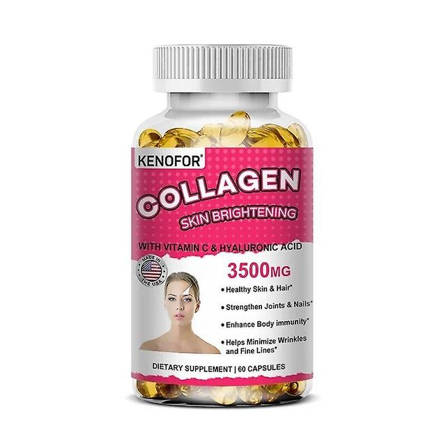 Vorallme Collagen Capsules Skin Whitening Glutathione Healthy Joint Hair Vitamin C Skin Beauty Antioxidant Supplements 60 count-1 bottle on Productcaster.