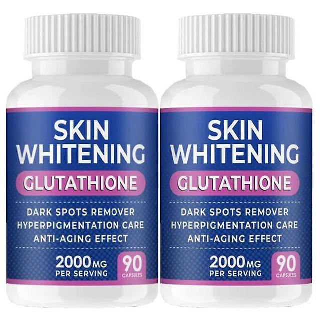 Glutathion Whitening Capsules Kostkapsler, der ændrer vedligeholdelsen af hudens tilstand og form antioxidanter 2pcs on Productcaster.