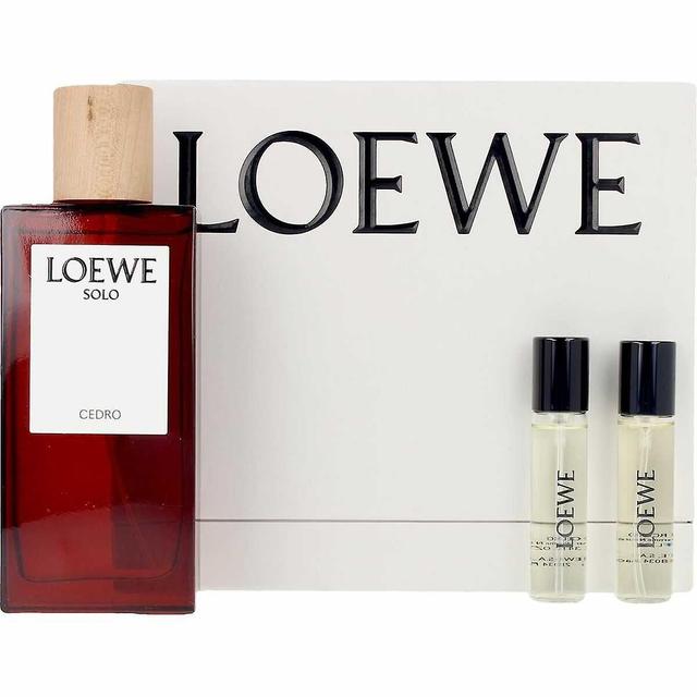 Men's Perfume Set Loewe Solo loewe cedro 3 Pieces on Productcaster.