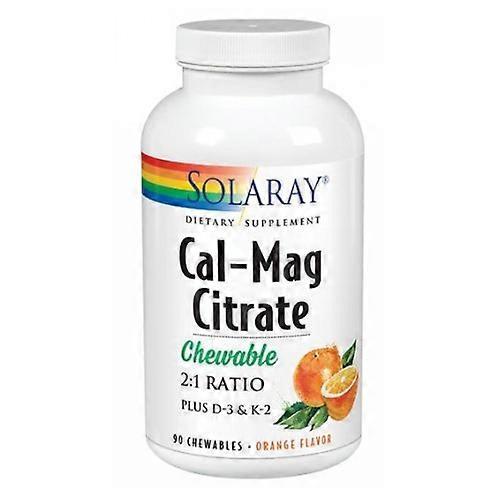 Solaray Cal-Mag Citrate, 90 Chews (Pack of 1) on Productcaster.