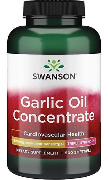 Swanson Garlic Oil 1500 mg 500 Softgels 215 gr on Productcaster.