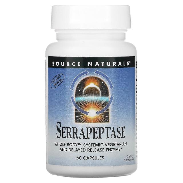 Source Naturals, Serrapeptase, 60 Capsules on Productcaster.