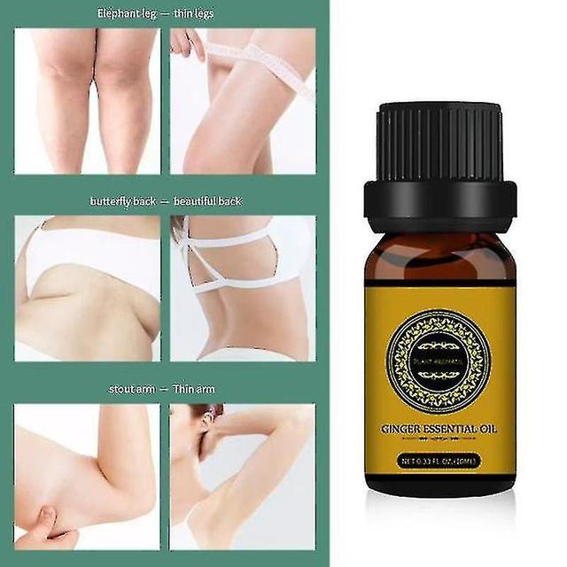 5/15/30/50ml Useful Herbal Extract Firm Skin Compact Ginger Slim Body Essential Oil For Home 5ml on Productcaster.