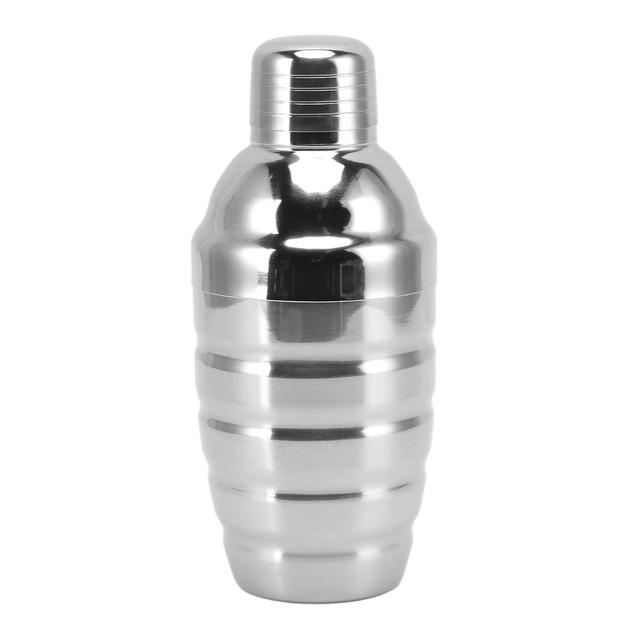 Stainless Steel Thread Cocktail Shaker Bar Bartending Mixer Shaker Wine Shaking Cup 500ml on Productcaster.