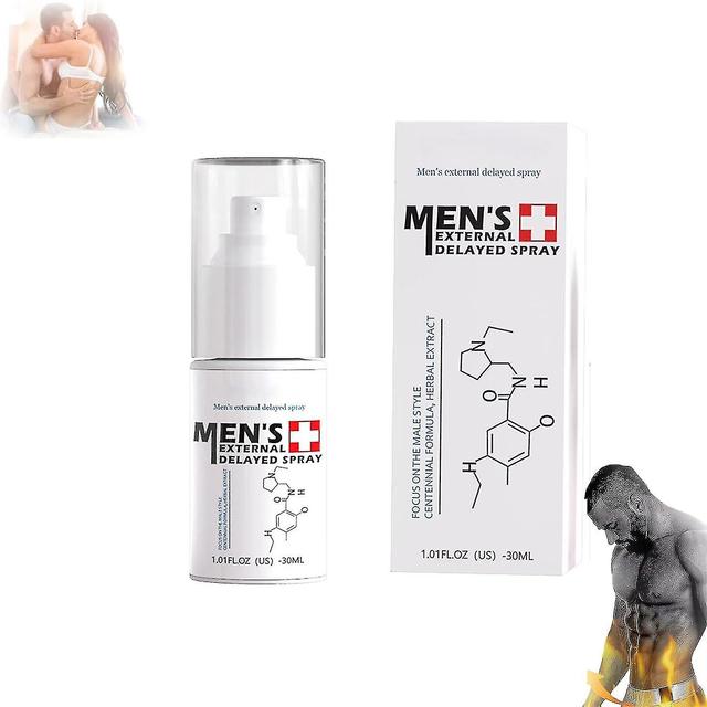 Zymg Men's Long Lasting Delay Stronger Spray,men's External Delayed Spray,men's Enhancer Spray 30ml,men's External Delayed Spray 1 Pcs on Productcaster.