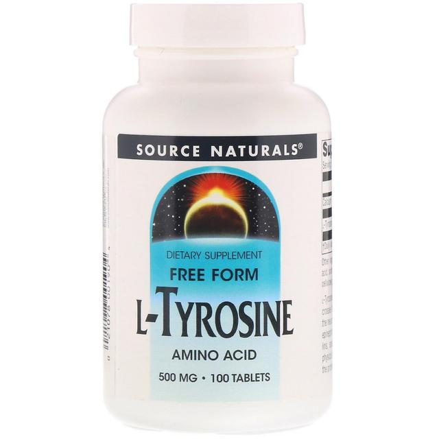 Source Naturals, L-Tyrosine, 500 mg, 100 Tablets on Productcaster.