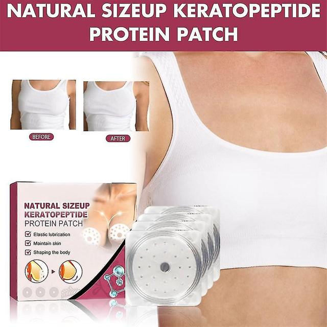 Lequeen Natural Size Up Keratopeptide Protein Patch, Enlarged And Firm Breasts, Prevent Breast Sagging, Breast Enhancement Patch 4pcs on Productcaster.