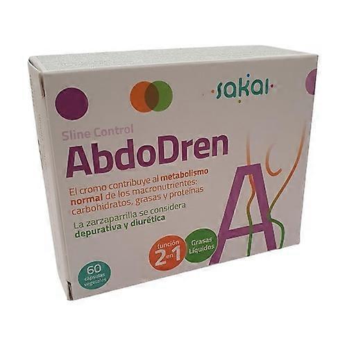 Sakai Sline control abdodren abdominal control and elimination of liquids 60 capsules on Productcaster.