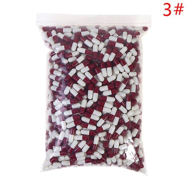 unbrand 1000pcs 0# Empty Capsule Gelatin Capsule Vitamin Capsulegel Medicine Pill Refill Purple 3 on Productcaster.