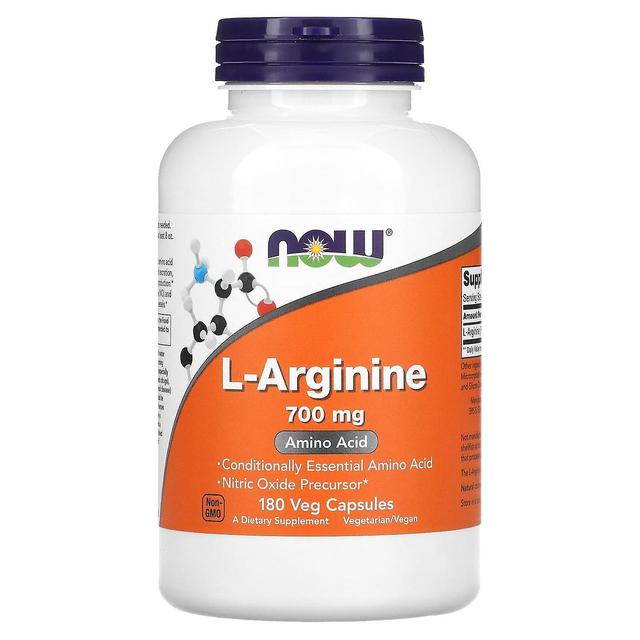 NOW Foods, L-arginina, 700 mg, 180 Veg Kapsułki on Productcaster.