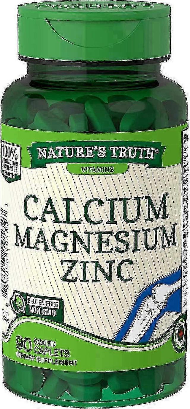 Nature's Truth Príroda ' s pravdou vápnik horčík zinok, potiahnuté caplets, 90 EA on Productcaster.