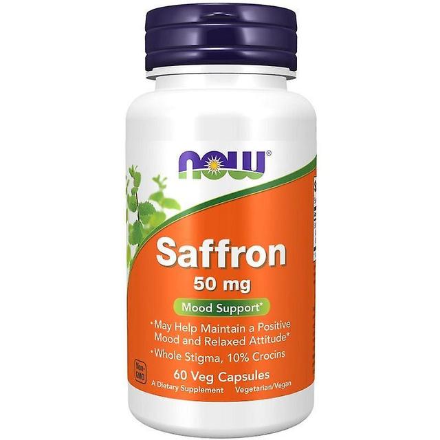 NOW Foods Saffron 50mg Capsules 60 on Productcaster.