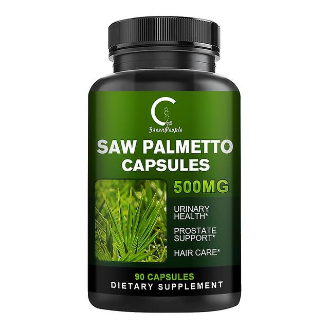 Jinzhaolai Gpgp Greenpeople Herbal Saw Palmetto Capsule Support For Prostate & Urinary Health For Men To Reduce Balding & Hair Thinning 90pcs on Productcaster.