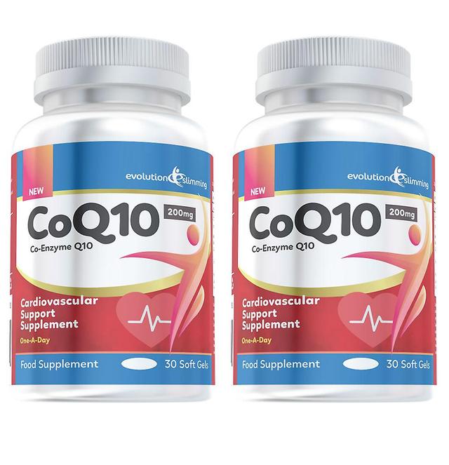 Evolution Slimming Co-enzima Q10 (CoQ10) 200mg SoftGels-60 cápsulas-Antioxdant-emagrecimento da evolução on Productcaster.