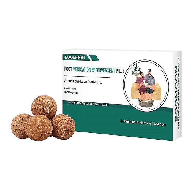 Fotmedicinering brusande piller Viktigt fotbad Herbal Body Detox on Productcaster.