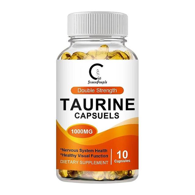 1000mg organic Taurine Capsule Reproductive and Nervous Development Vitamin Supplements FoodTIB TIB . 10pcs on Productcaster.