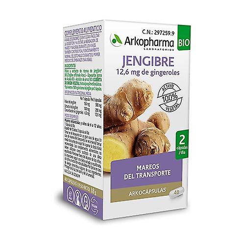 Arkopharma Arkocápsulas Ginger BIO 40 kapsler on Productcaster.