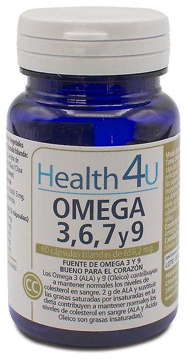 Health 4U Zdravie 4U Omega 3, 6 a 9 60 Mäkké kapsuly 700 mg 75 gr on Productcaster.