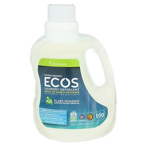 Earth Friendly Blanchisserie écologique Ecos Lmngrss, caisse de 4 x 100 oz (paquet de 1) on Productcaster.