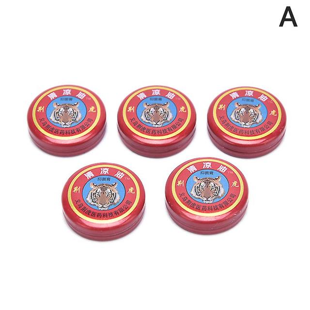 Lovvinjew 5pc Tiger Balm Insect Bite Cooling Oil Refresh Pain Headache Cream Relieve Itch Red 5pcs on Productcaster.