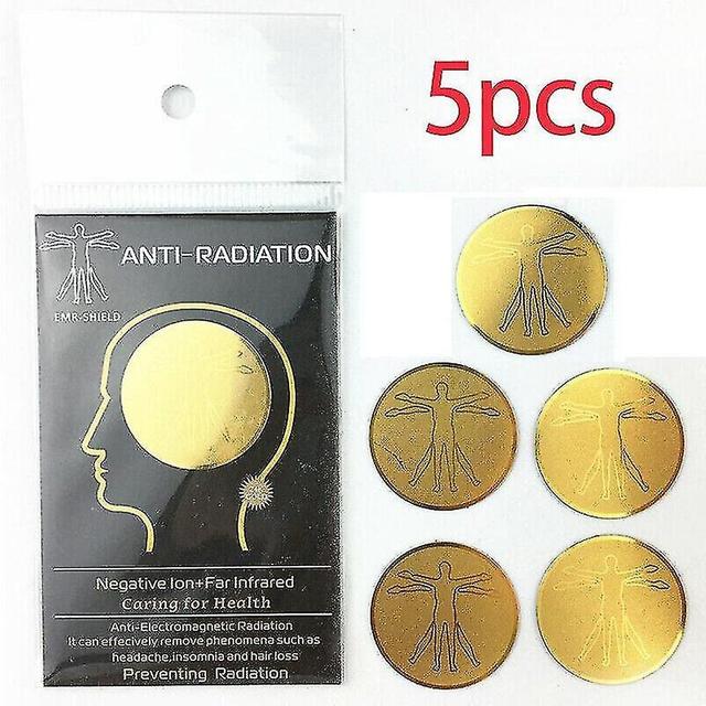 Zhanhuang Yyh- (5pc) Anti-radiation Shield Emf Protection Neutralizer Sticker Scalar Energy Stickers on Productcaster.