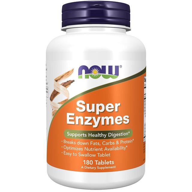 NOW Foods Super Enzymes 180 Tablets on Productcaster.