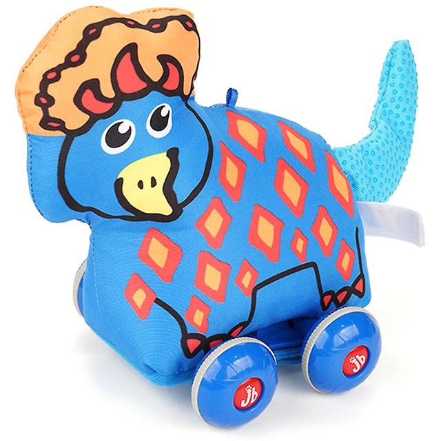 Cloth Material Trolleys Detachable Washable Car Toys Sturdy Crash-resistant Toy Triceratops on Productcaster.