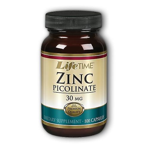 LifeTime Vitamins Especialidades Nutricionais do Tempo de Vida Picolinate de Zinco,30 mg,100 caps (Embalagem de 2) on Productcaster.