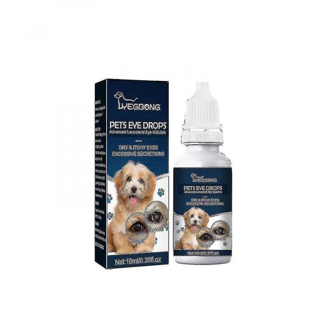 Katarakttropfen für Haustiere, therapeutischer Augenbefeuchtungstropfen für Hundekatzen, verbessern die Sehklarheit, Gesundheit Trockenheit SZE 3pcs on Productcaster.