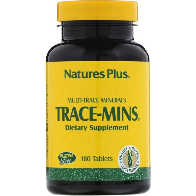 Nature's Plus, Trace-Mins, Multi-Trace Minerals, 180 Tablets on Productcaster.