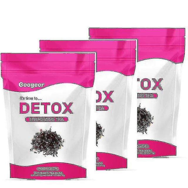 3pack Detox-Tee unterstützt ein gesundes Gewicht, hilft, Blähungen zu reduzieren, natürliche Energie 3pcs on Productcaster.